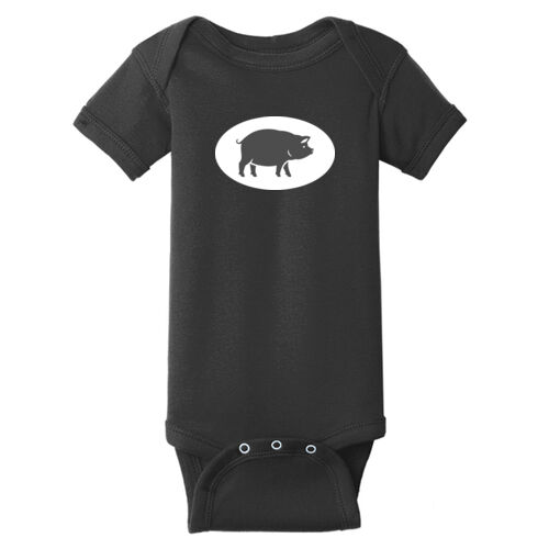 FC - Infant Short Sleeve Baby Rib Bodysuit Thumbnail