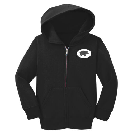 LC - Toddler Core Fleece Full Zip Hooded Sweatshirt Thumbnail