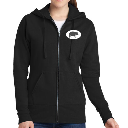 LC - Women's Core Fleece Full Zip Hooded Sweatshirt Thumbnail